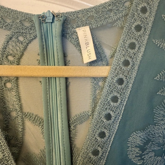 Pink Blush Maxi Lace Dress - Picture 5 of 5